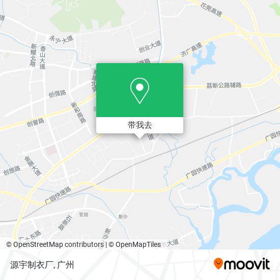 源宇制衣厂地图