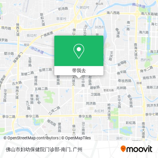 佛山市妇幼保健院门诊部-南门地图