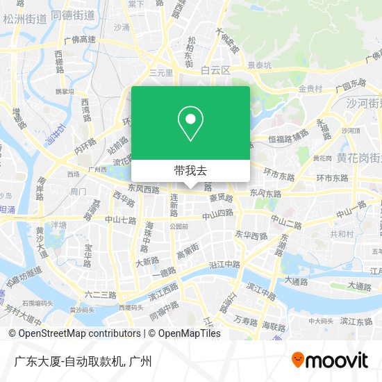 广东大厦-自动取款机地图