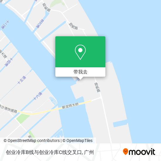 创业冷库B线与创业冷库C线交叉口地图