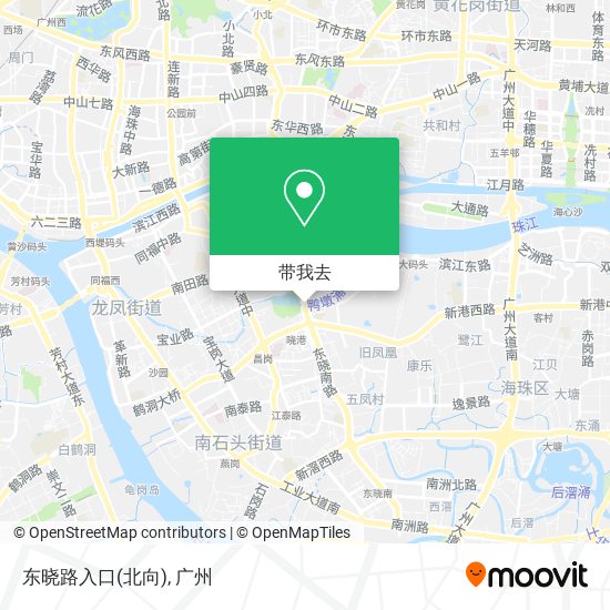 东晓路入口(北向)地图