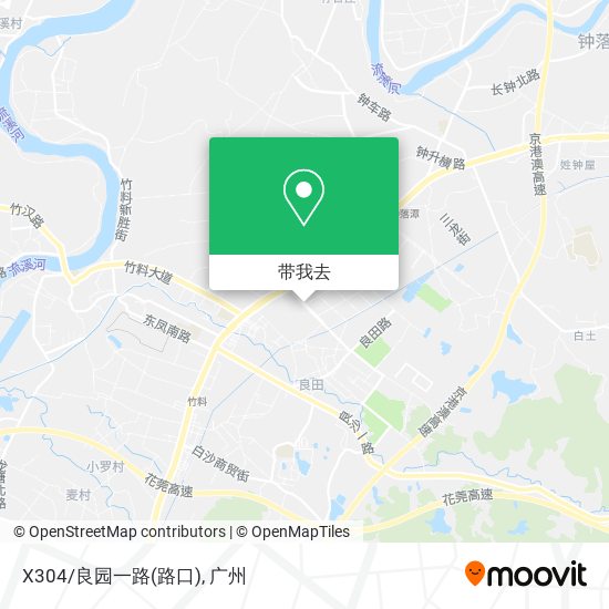 X304/良园一路(路口)地图