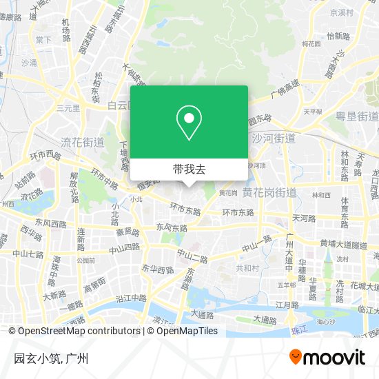 园玄小筑地图