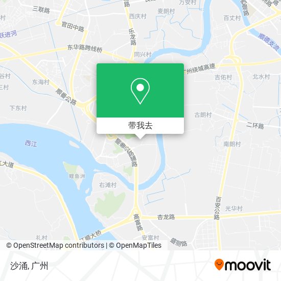 沙涌地图