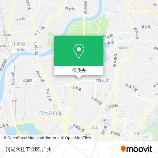 清湖六社工业区地图