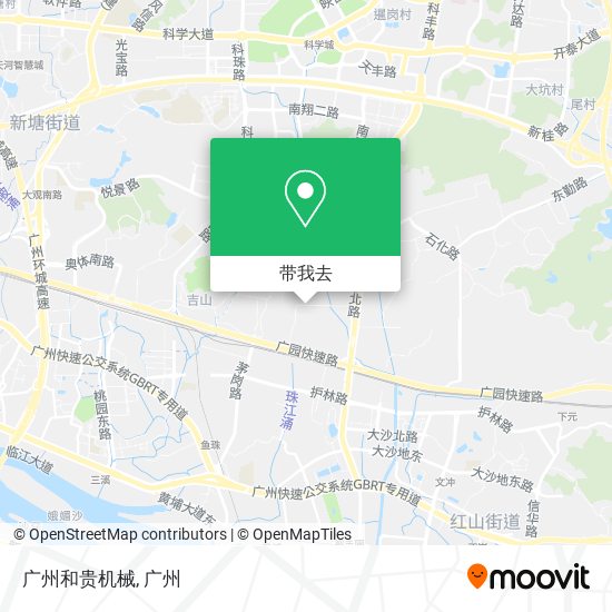 广州和贵机械地图