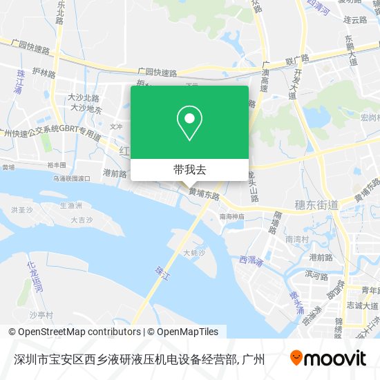 深圳市宝安区西乡液研液压机电设备经营部地图