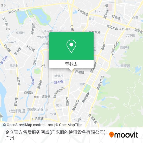 金立官方售后服务网点(广东丽的通讯设备有限公司)地图
