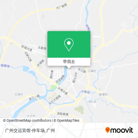 广州交运宾馆-停车场地图