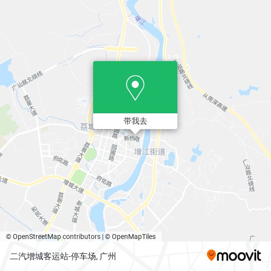 二汽增城客运站-停车场地图