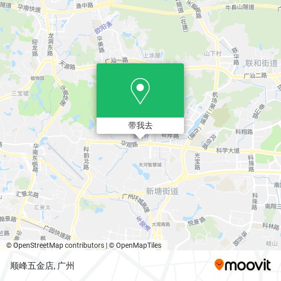顺峰五金店地图