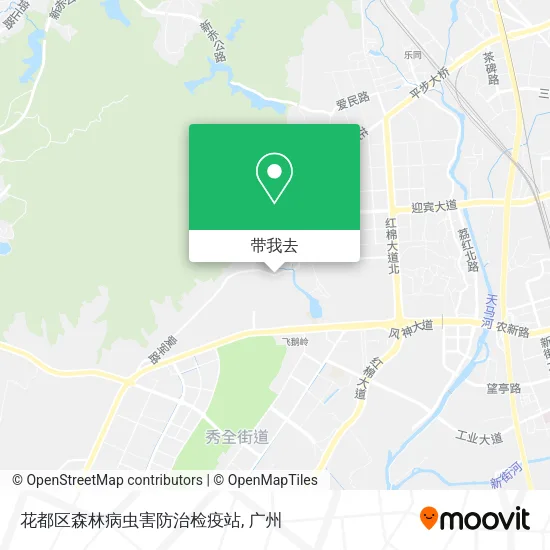 花都区森林病虫害防治检疫站地图