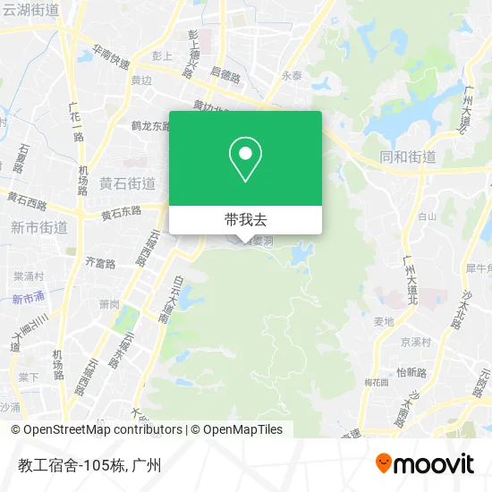 教工宿舍-105栋地图