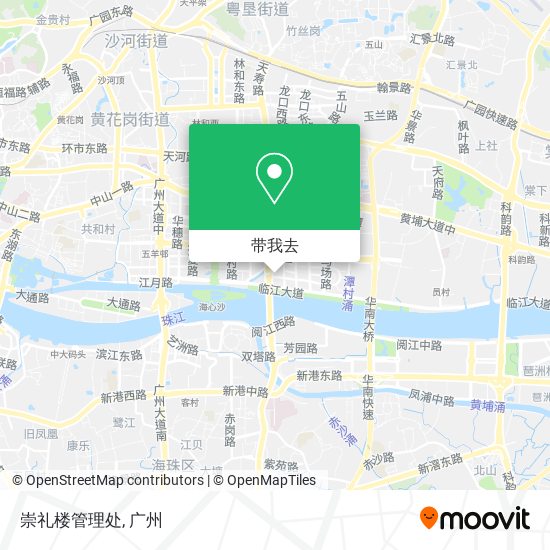 崇礼楼管理处地图