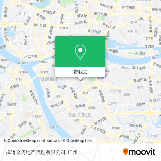 择道金房地产代理有限公司地图