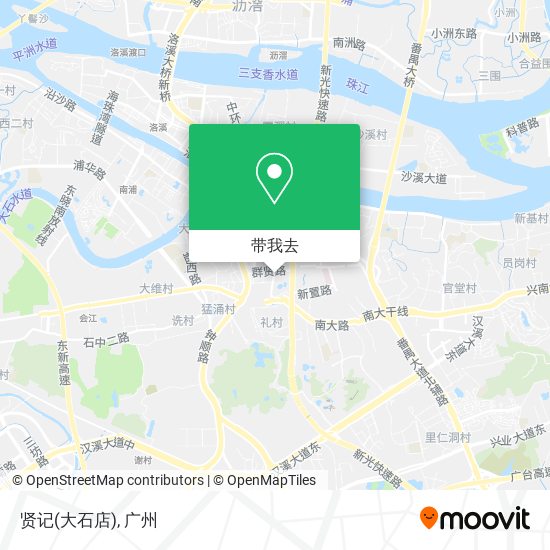 贤记(大石店)地图