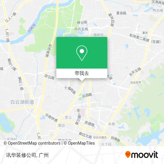 讯华装修公司地图