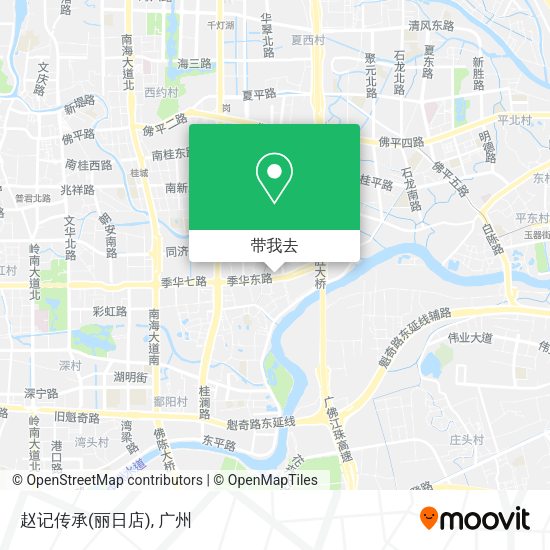 赵记传承(丽日店)地图