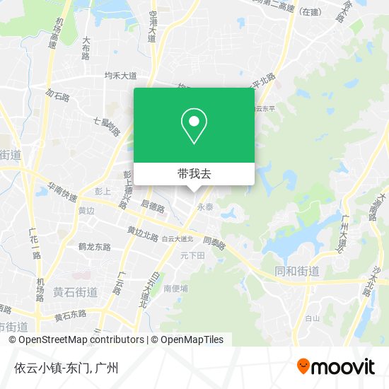 依云小镇-东门地图