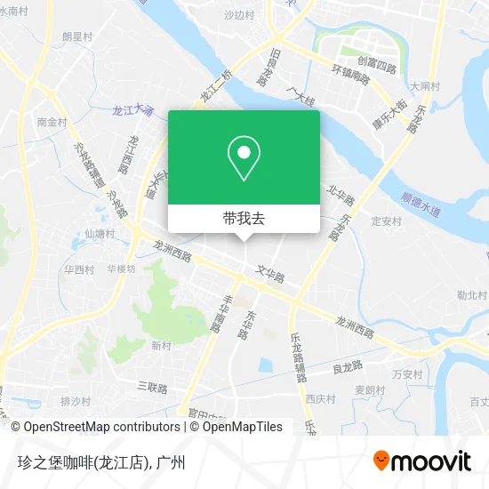 珍之堡咖啡(龙江店)地图