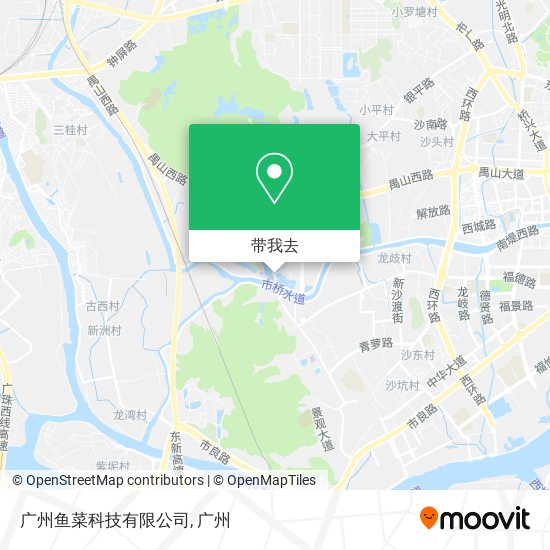 广州鱼菜科技有限公司地图