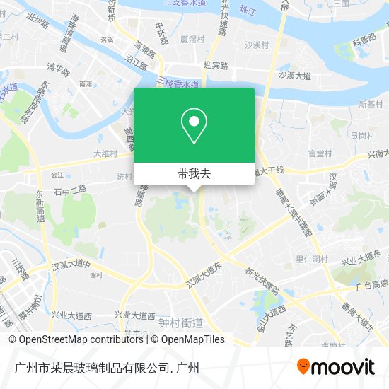 广州市莱晨玻璃制品有限公司地图