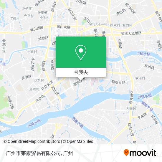 广州市莱康贸易有限公司地图