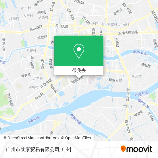 广州市莱康贸易有限公司地图