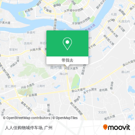 人人佳购物城停车场地图