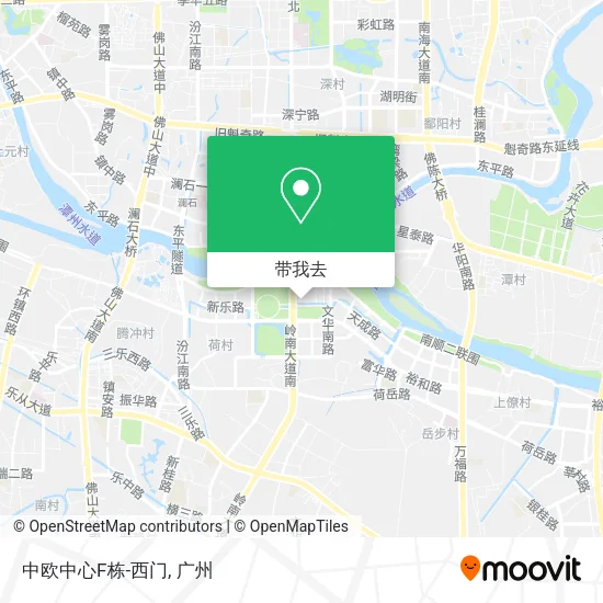 中欧中心F栋-西门地图