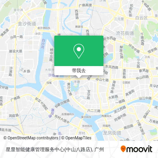 星显智能健康管理服务中心(中山八路店)地图
