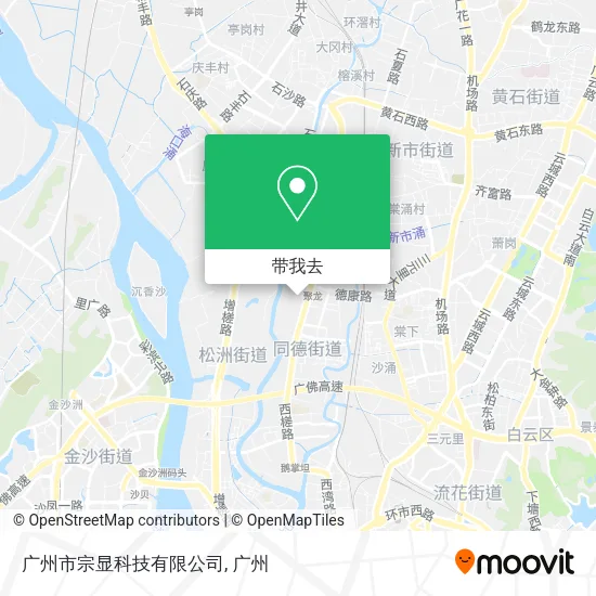 广州市宗显科技有限公司地图
