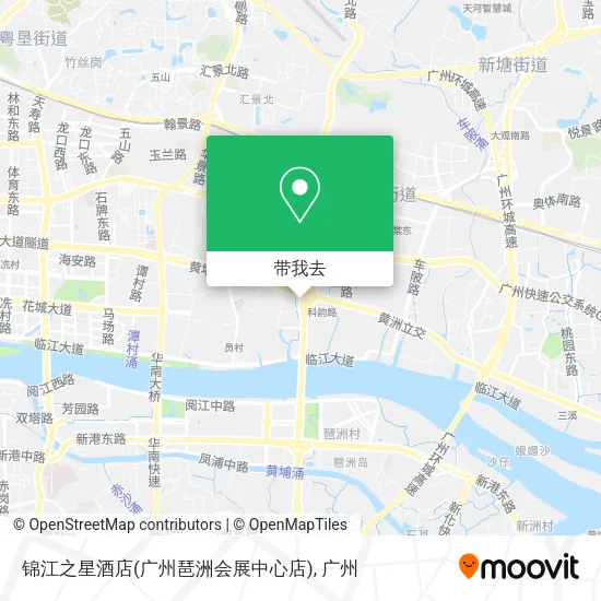 锦江之星酒店(广州琶洲会展中心店)地图