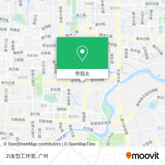 Zi发型工作室地图