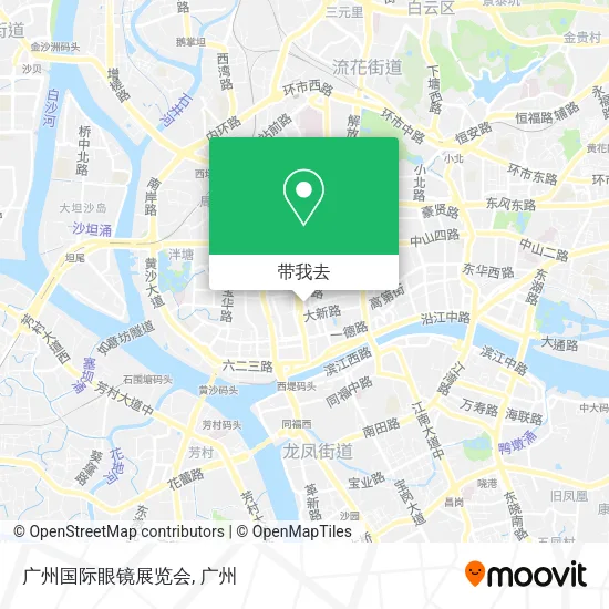广州国际眼镜展览会地图