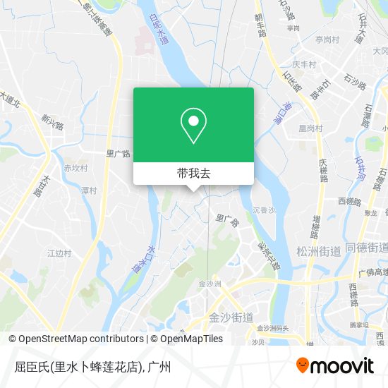 屈臣氏(里水卜蜂莲花店)地图