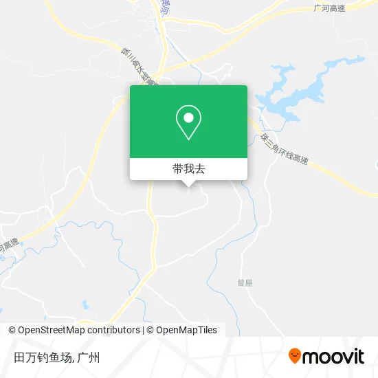 田万钓鱼场地图