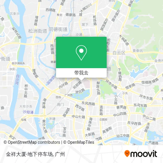 金祥大厦-地下停车场地图
