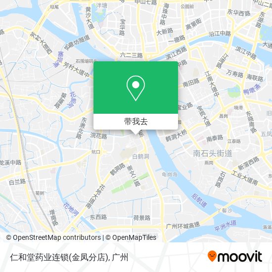 仁和堂药业连锁(金凤分店)地图