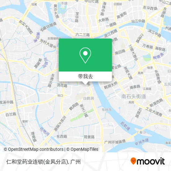 仁和堂药业连锁(金凤分店)地图