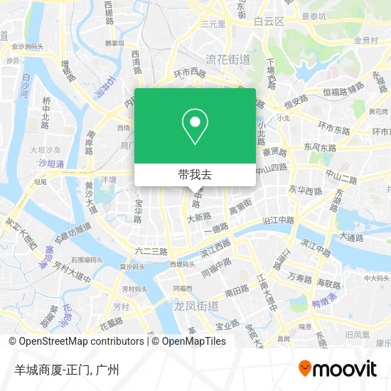 羊城商厦-正门地图