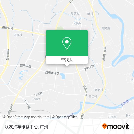 联友汽车维修中心地图