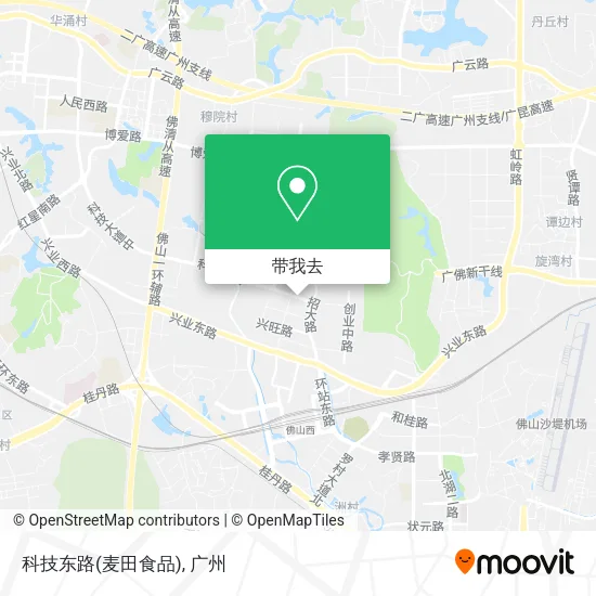 科技东路(麦田食品)地图