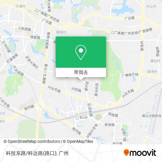 科技东路/科达路(路口)地图