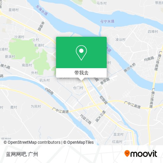 蓝网网吧地图
