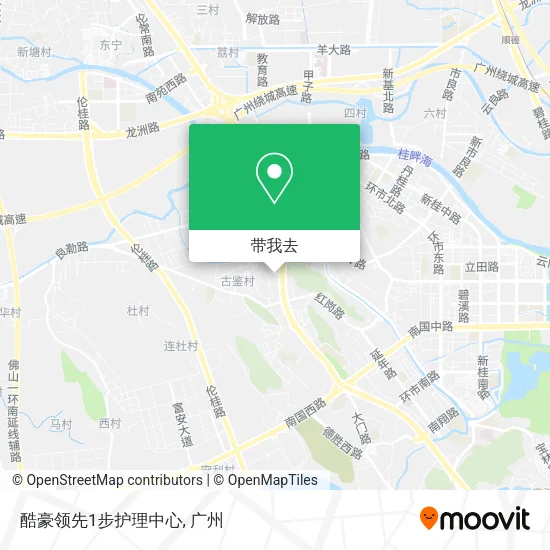 酷豪领先1步护理中心地图