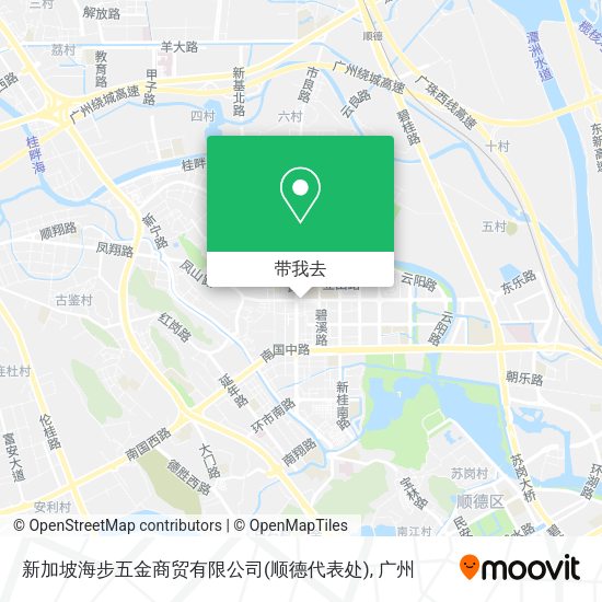 新加坡海步五金商贸有限公司(顺德代表处)地图