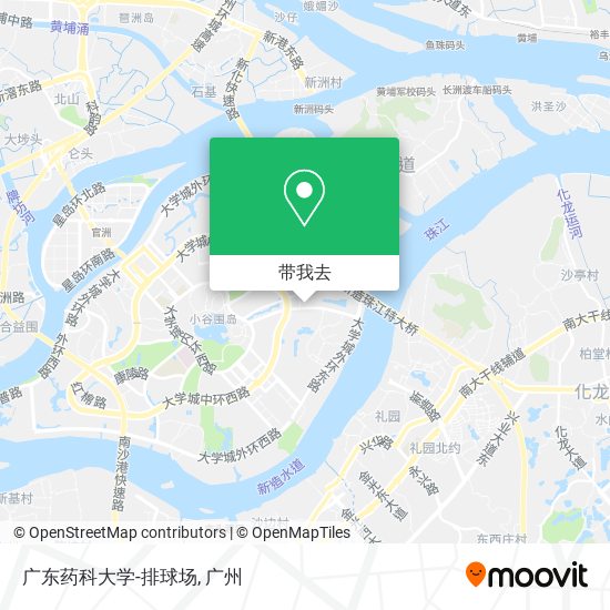 广东药科大学-排球场地图