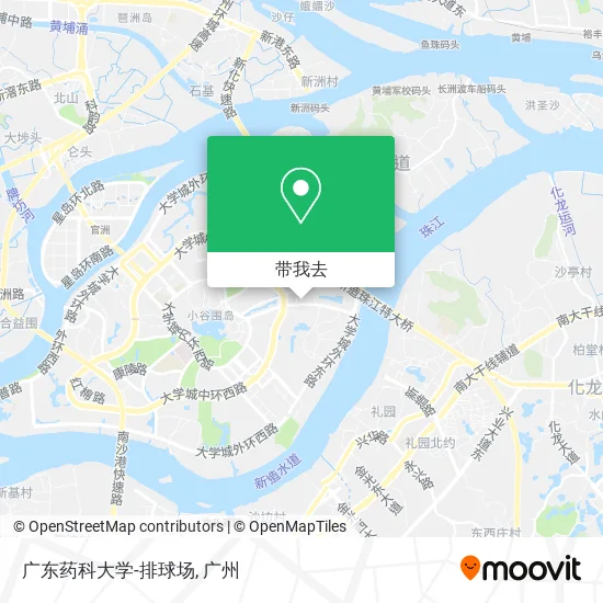 广东药科大学-排球场地图