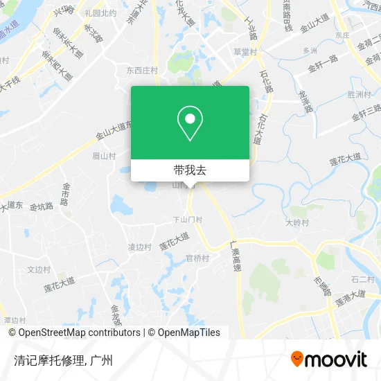 清记摩托修理地图